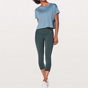 Lululemon Wunder Under Crop Leggings - Gravity